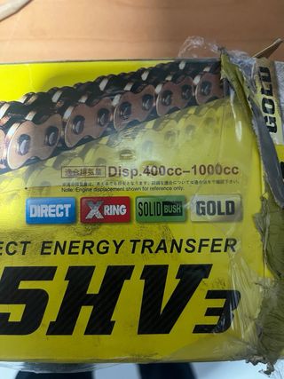 Cadena Moto 525HV3 DID Universal 120 eslabones