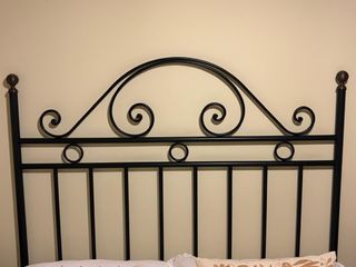 Cabecero forja negro cama 135