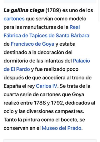 La gallinita ciega (copia Goya)