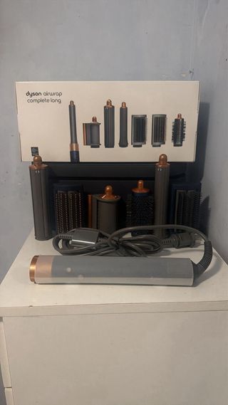 Dyson Airwrap Complete Long Negro/Gris