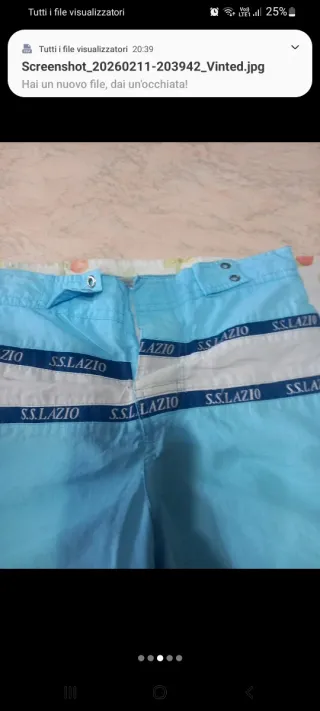 Costume da bagno bambino SS Lazio