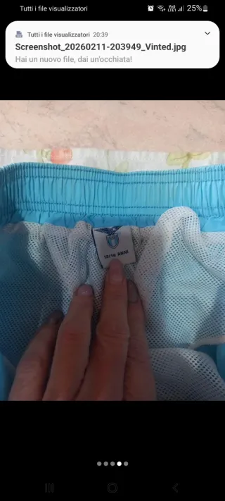 Costume da bagno bambino SS Lazio