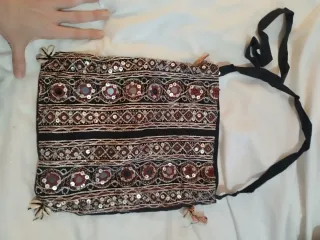 Bolso Vintage Boho Hippie Bordado