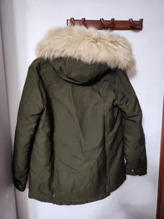 Parka Mango verde caqui Talla S