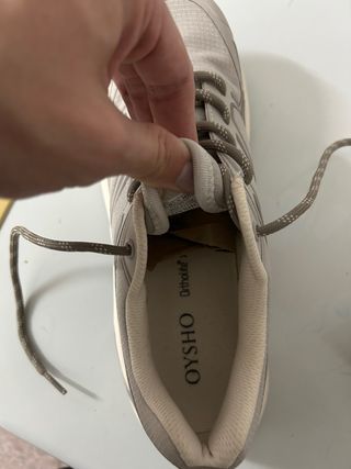 Zapatillas Oysho Ortholite X25 Talla 38 Gris