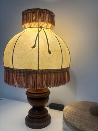 Lámpara de mesa vintage años 70