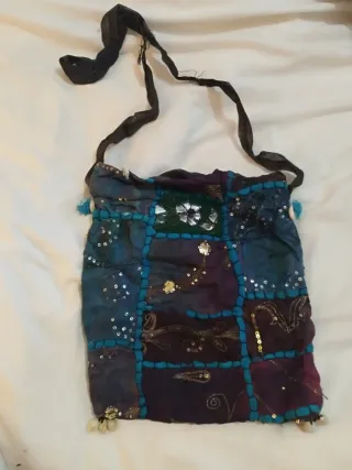 Bolso boho hippie vintage bordado