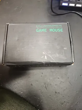 Ratón Gaming Negro y Plateado