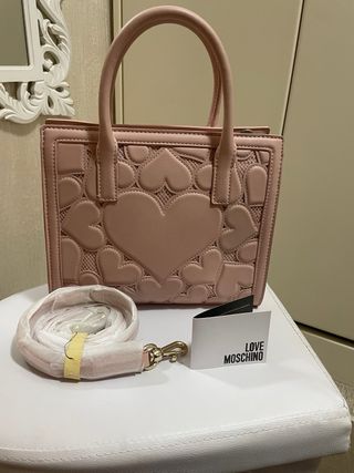 Borsa Love Moschino Rosa Cuori