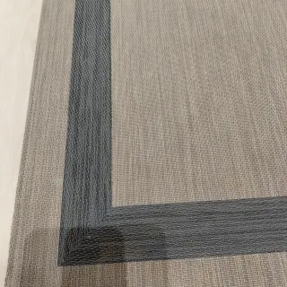 2 Tappeti in Vinile per Corridoio Marrone/Grigio