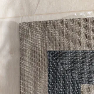 2 Tappeti in Vinile per Corridoio Marrone/Grigio