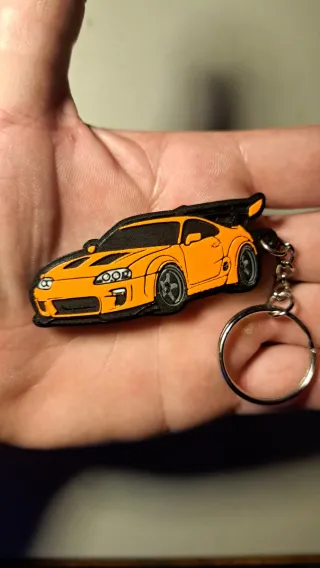 Llaveros personalizados de coches 3D