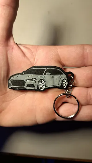 Llaveros personalizados de coches 3D