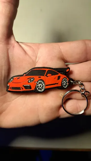 Llaveros personalizados de coches 3D