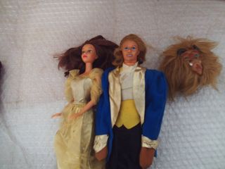 Lote Barbie La Bella y la Bestia Disney