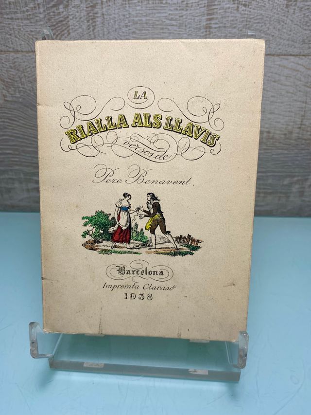 Libro poesia catalana "La Rialla als Llavis". 1938