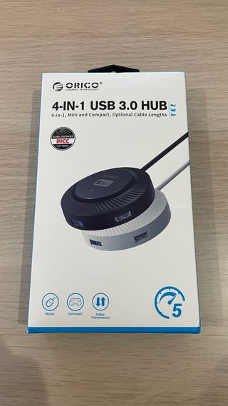 Hub USB 3.0 ORICO 4 en 1