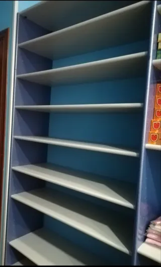 Estanterías de formica postformada