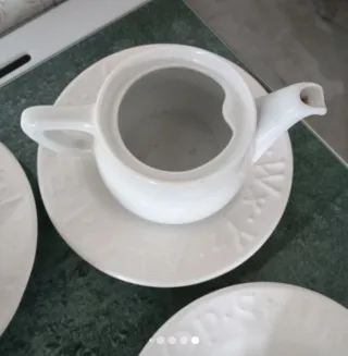 Lote de 6 tazas de porcelana