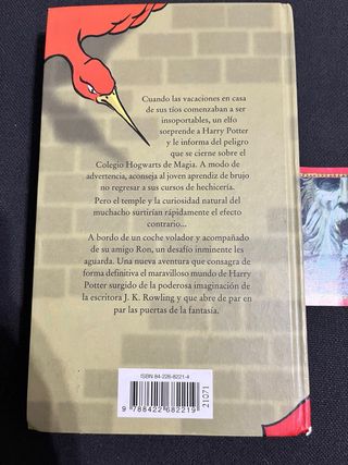 Libro Harry Potter y La Cámara Secreta + Regalo