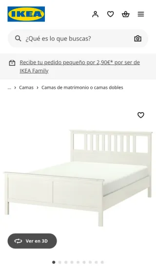 IKEA Cama 140x200 + Somier + Viga Central