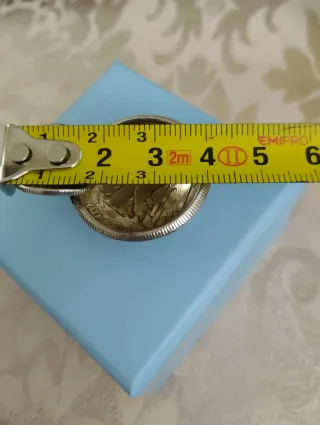 Pequeño Cenicero Monedas Plata Ley