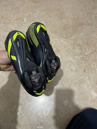 Zapatillas Ciclismo NW Negro/Neón talla 34