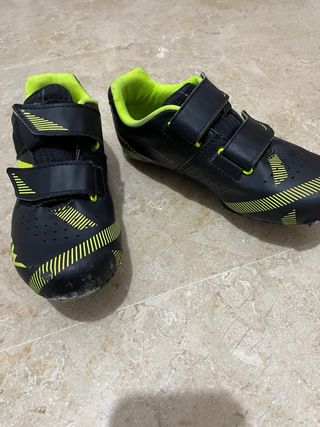 Zapatillas Ciclismo NW Negro/Neón talla 34
