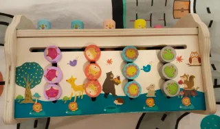 Xilófono, juego golpear, puzzle de madera