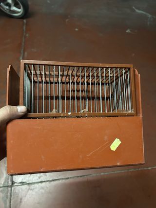 Jaula Jilguero Marrón Casi Nueva