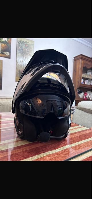 Casco Moto LS2 EVO Adventure Negro/Blanco