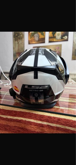 Casco Moto LS2 EVO Adventure Negro/Blanco
