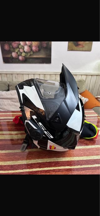 Casco Moto LS2 EVO Adventure Negro/Blanco