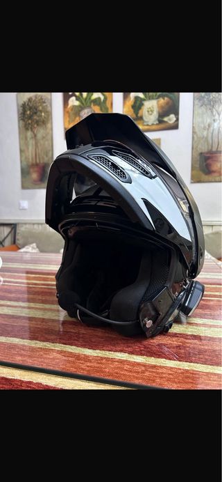 Casco Moto LS2 EVO Adventure Negro/Blanco