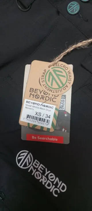 Pantalón Mujer Beyond Nordic Negro Nuevo