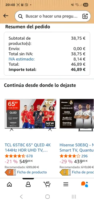 Calefactor Prous Convector Eléctrico 1000W/2000W