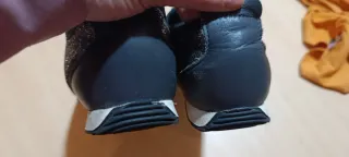 Zapatillas Munich Cuero Glitter Verde/Plata