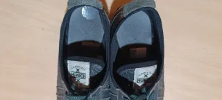 Zapatillas Munich Cuero Glitter Verde/Plata