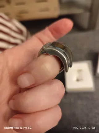 Anillo Plata Artesano Multicolor