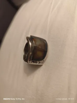 Anillo Plata Artesano Multicolor