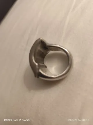 Anillo Plata Artesano Multicolor