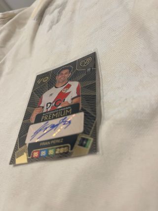 Cromo Panini Fran Pérez Autógrafo Original Premium
