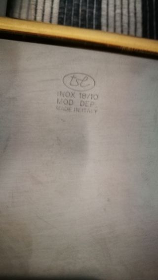 Vassoio acciaio inox 18/10 manici TSL