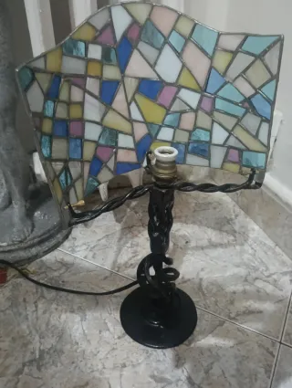 Lampada Tiffany colorata in vetro