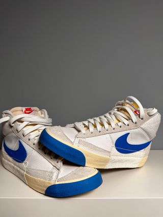 Nike Blazer Mid 77 Pro Club Azul Blanco