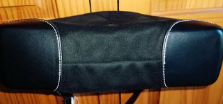 Bolsa Parfois preta aspeto camurça