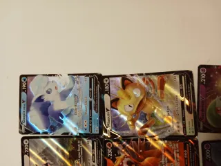 Lote Cartas Pokémon V, Vmax, Fundas