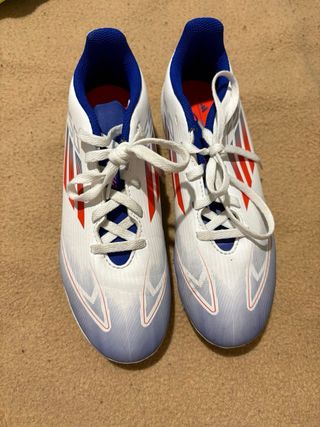 Zapatillas Adidas Blancas y Azules