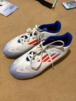 Zapatillas Adidas Blancas y Azules