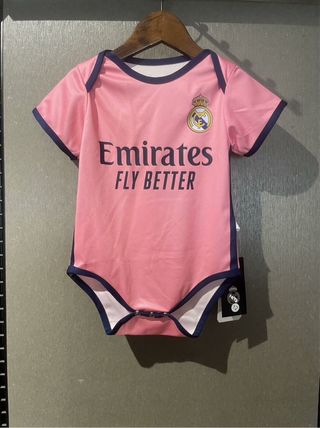 Body Real Madrid Bebé Rosa
